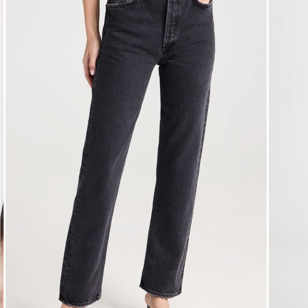 Agolde high rise black Jean